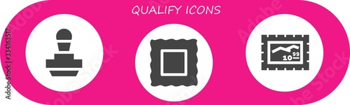 qualify icon set
