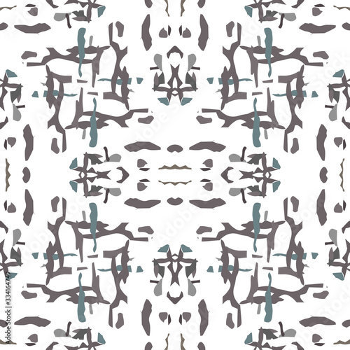Hand Drawn, Paint Texture. Shibori Seamless 