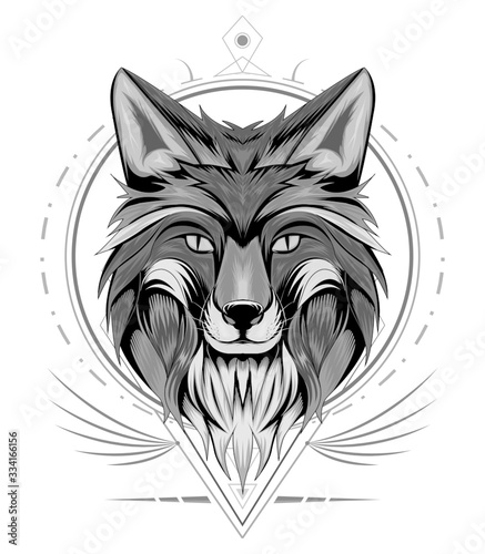 CREATIVE Fox Logo Template.