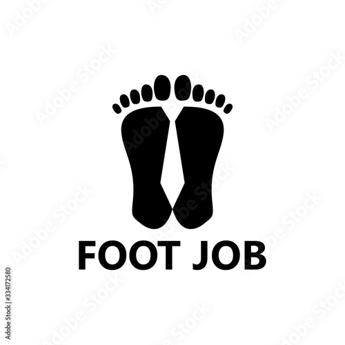 Foot Job Logo Template Design