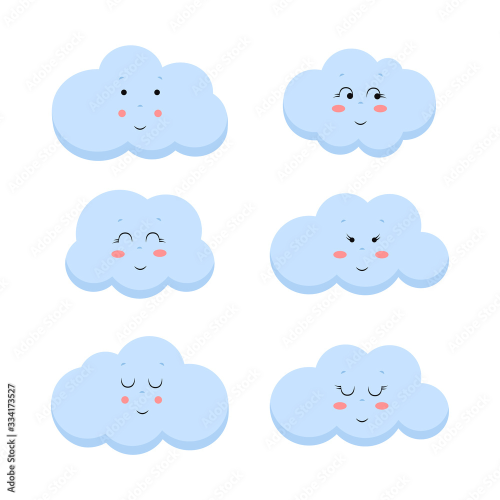 Cute Cloud vector illustration. Cute Cloud vector illustration.