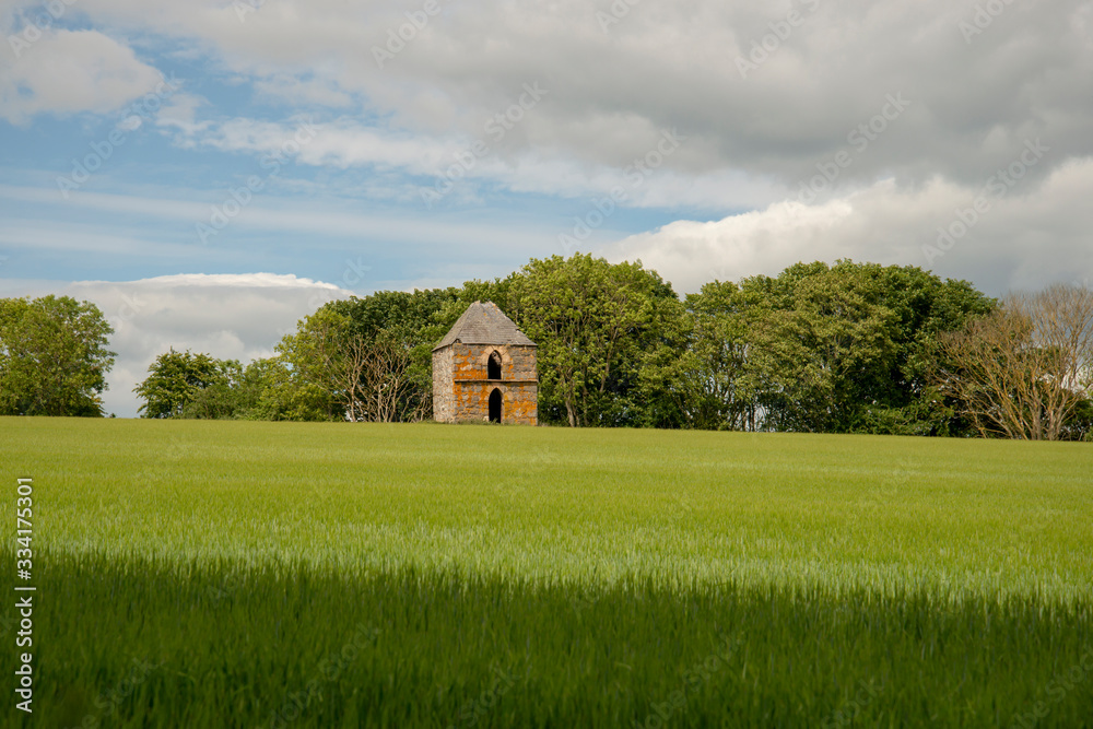 Obraz premium Pittrichie Ruin Whiterashes