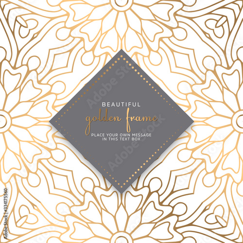 luxury ornamental mandala design background