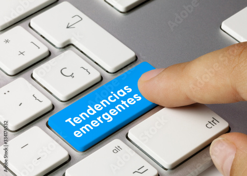 Schilderij op canvas Tendencias emergentes