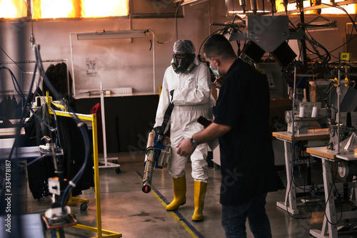 State of emergency over pandemia with coronavirus.