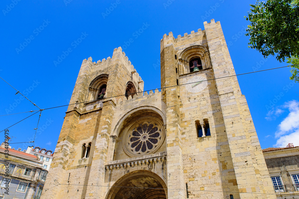 Lisbon Cathedral, the oldest church in Lisbon, Portugal