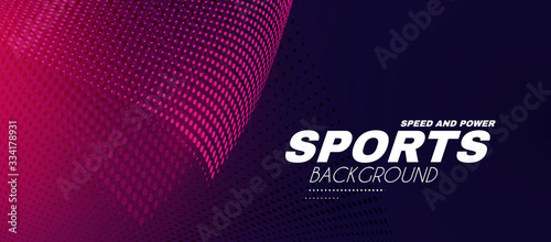 Abstract sport background with motion elements. Light dynamic effect.