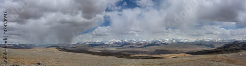 Panorama Mountains Khargush Pass Tajikistan