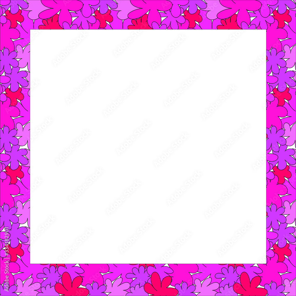 Frame for text from a floral pattern.
Frame for text from a floral pattern.