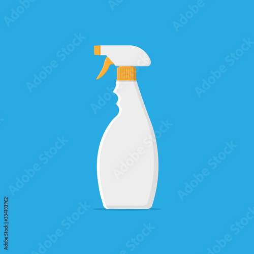 disinfectant bottle. Antiseptic spray kills viruses and bacteria. Cleanliness and hygiene in the house.