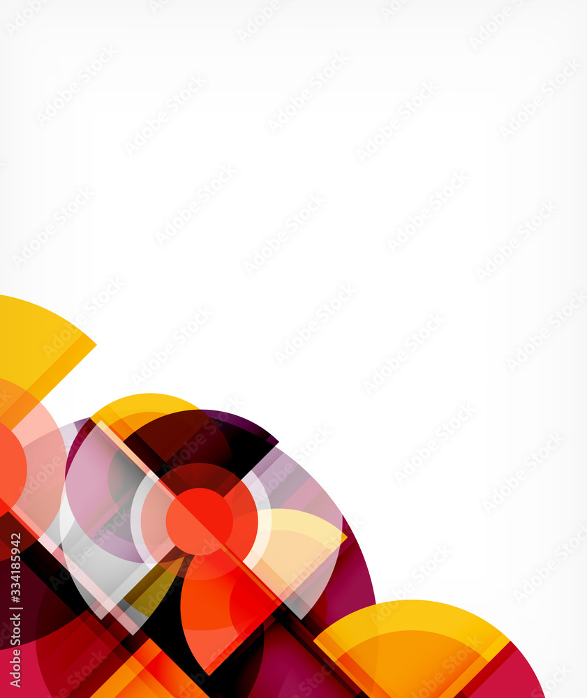 Abstract background, circle and triangle design round shapes overlapping. Geometric trendy template. Vector Illustration For Wallpaper, Banner, Background, Card, Book Illustration, landing page Abstract background, circle and triangle design round shapes overlapping. Geometric trendy template. Vector Illustration For Wallpaper, Banner, Background, Card, Book Illustration, landing page