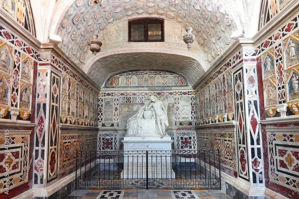 Cagliari Cathedral, Chapel of San Lucifer. Sardinia, Italy