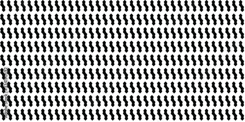 Seamless geometric black and white pattern. To see similar patterns