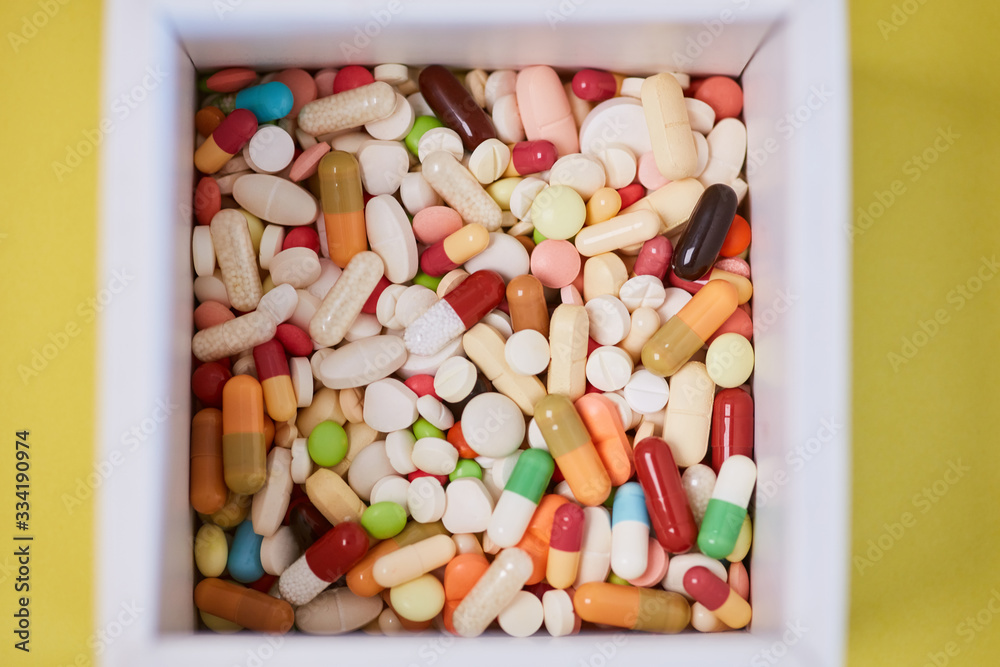Box of many medicine medicines Box of many medicine medicines