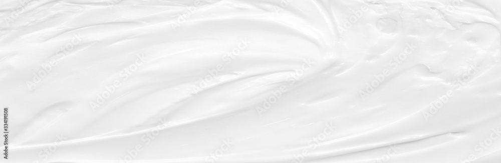 Cream texture for skin nourishment for good skin health Lotion Cosmetics Full frame Background Abstract texture Longitudinal Panorama High resolution.