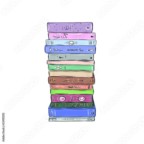 Book. Flat design style. Education and literature