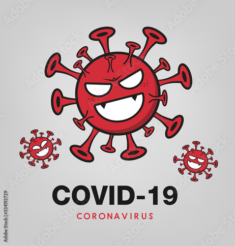 COVID-19 (coronavirus) character vector design