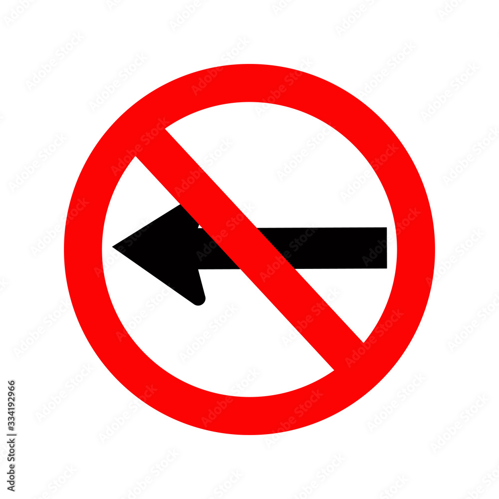 Don't go to the left Don't go to the left