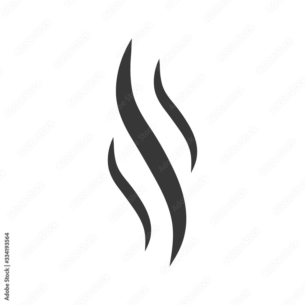 Smoke steam vector icon illustration Smoke steam vector icon illustration