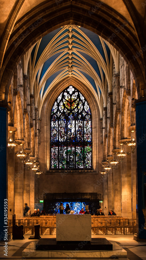Fototapeta premium interior of catholic church