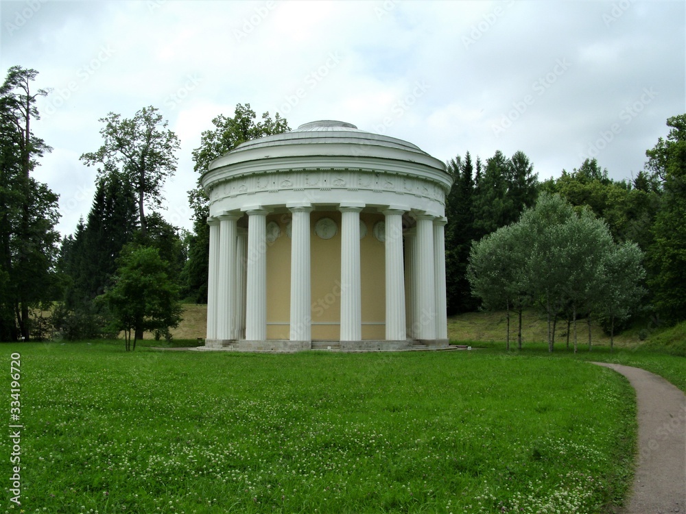 Temple in the park, Pavlovsk, Russia