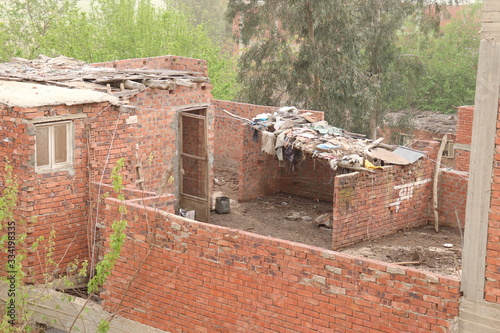 ruins of old building