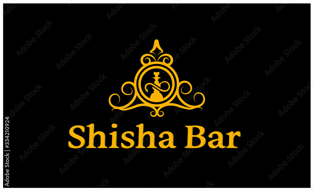 Shisha Bar Logo Stock Vector | Adobe Stock