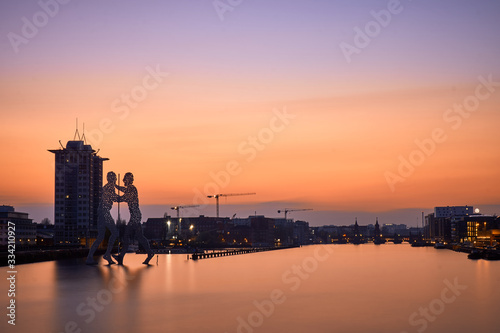 View of Berlin at sunset