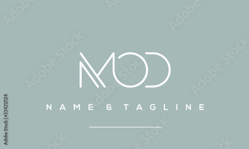 alphabet letter icon logo MOD