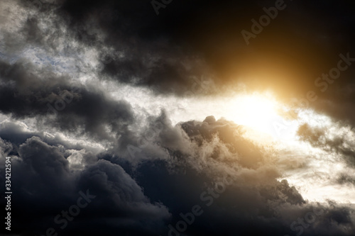 Cloudscape with a Sunlight