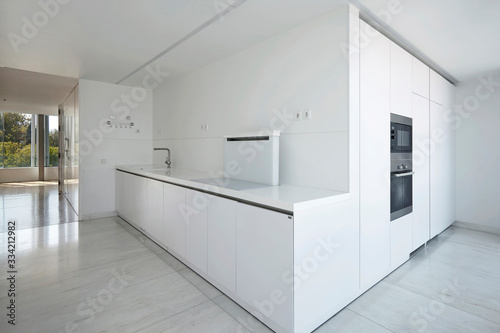 Interior kitchen of modern contemporary house
