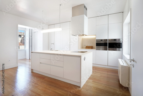 Interior kitchen of modern contemporary house