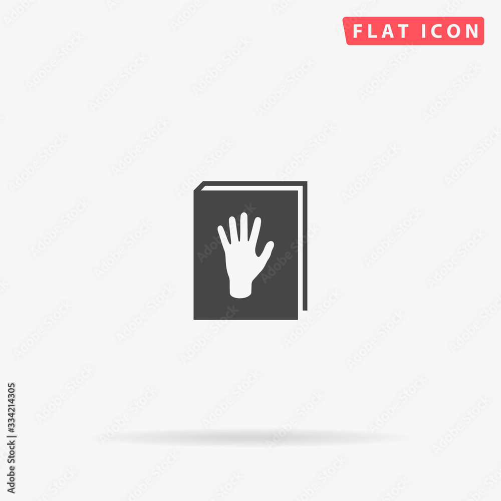 Anatomy Book flat vector icon Anatomy Book flat vector icon