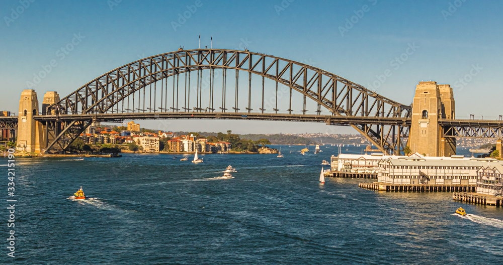 Fototapeta premium Harbourbridge in Sydney / Panorama