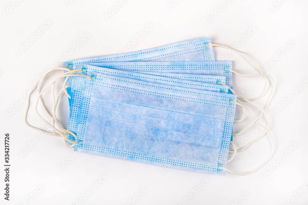 Flu Masks on the White