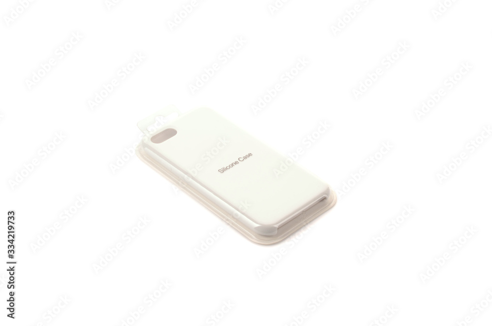 mobile phone cases accessories for smartphone isolated on white background. mobile phone cases accessories for smartphone isolated on white background.