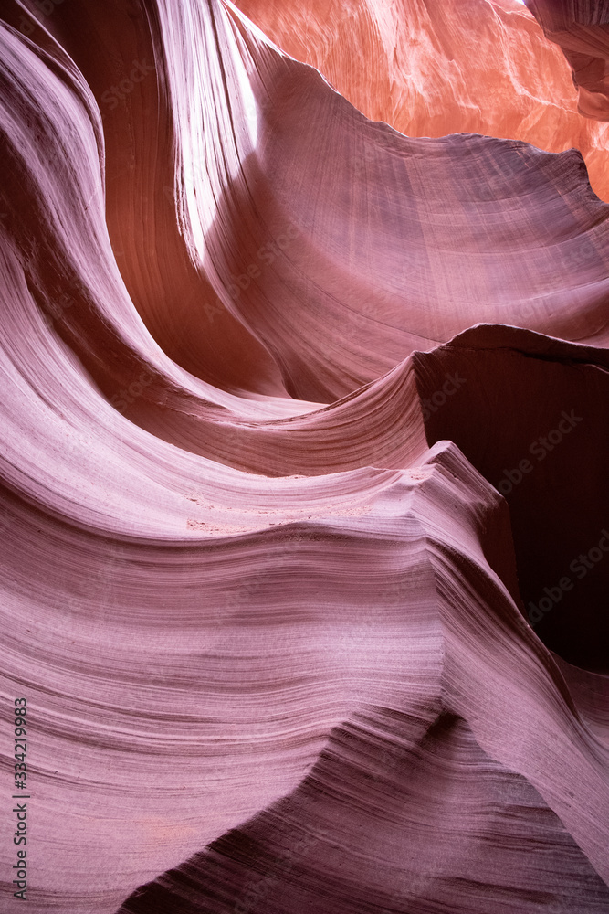 Navajo sandstone in Antelope Canyon Arizona Navajo sandstone in Antelope Canyon Arizona