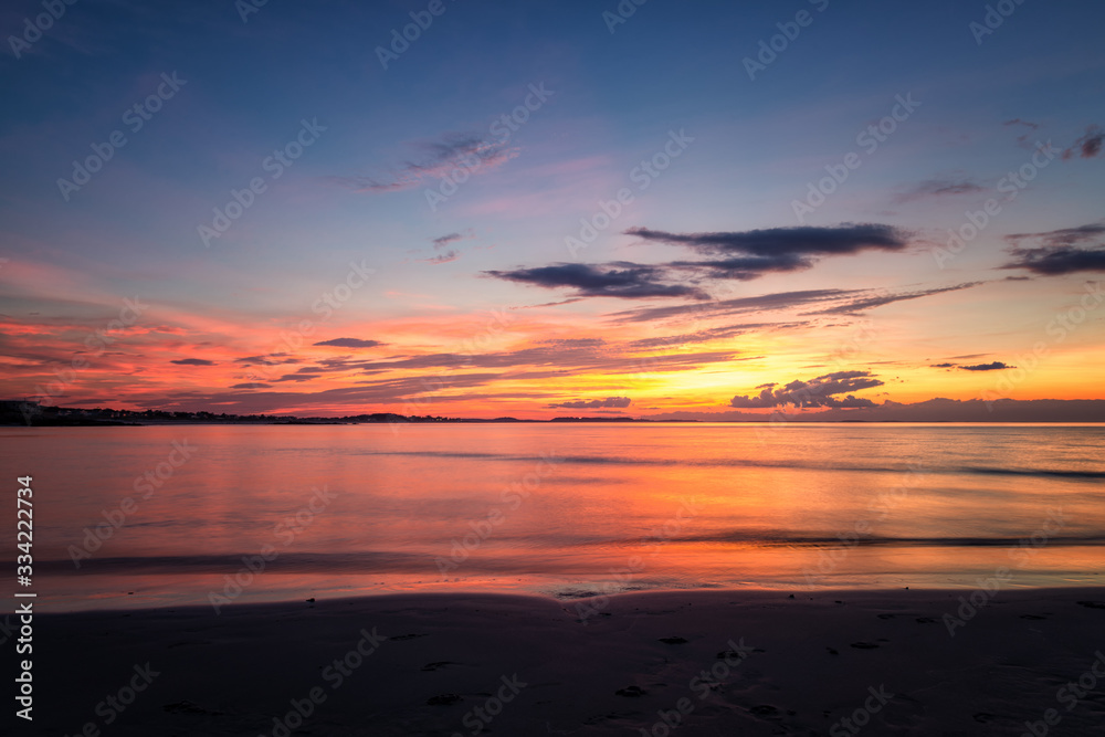Fototapeta premium A Beautiful Sunset in Gloucester Massachusetts