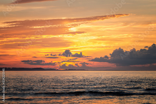 Fototapeta Naklejka Na Ścianę i Meble -  A Beautiful Sunset in Gloucester Massachusetts