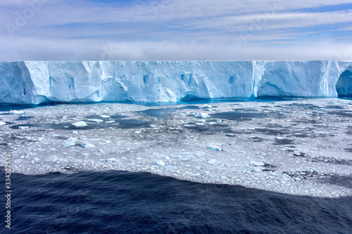 Blue Iceberg in Antarctica