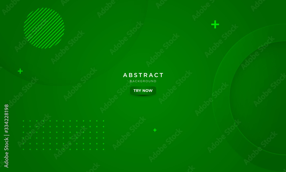 minimal green background, abstract creative circle, clean flat background, modern landing page concept vector.