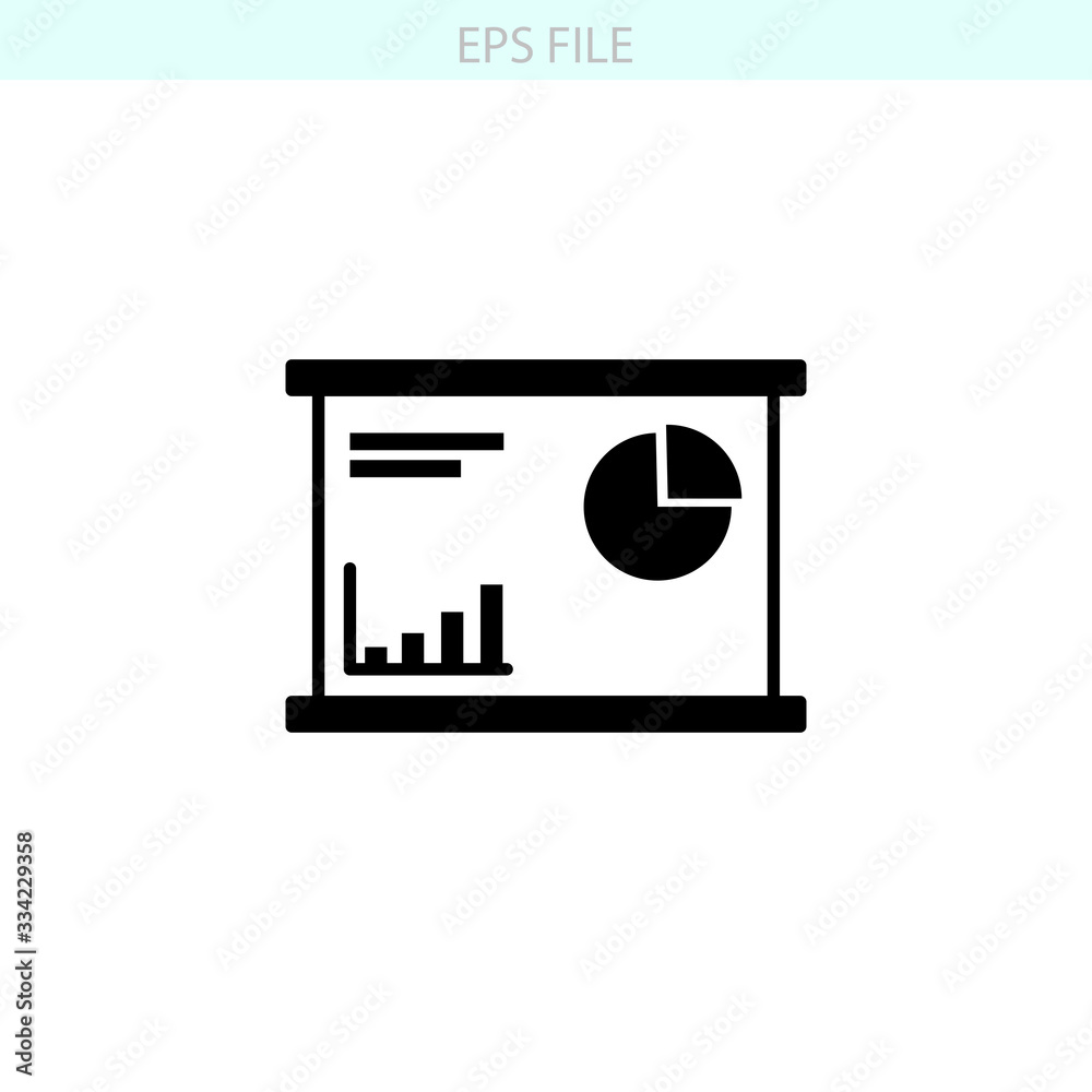 Business analysis icon. EPS vector file Business analysis icon. EPS vector file