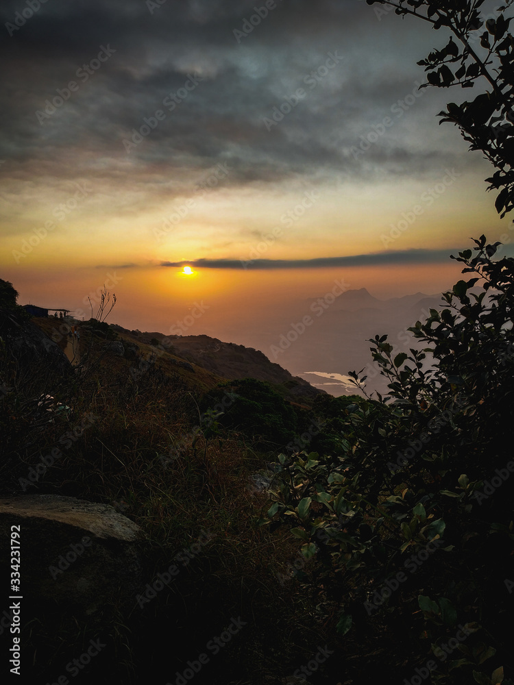 Obraz premium sunset on beach