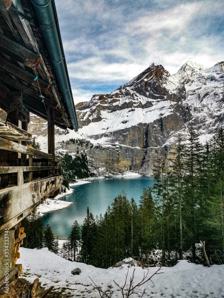 lake in the mountains