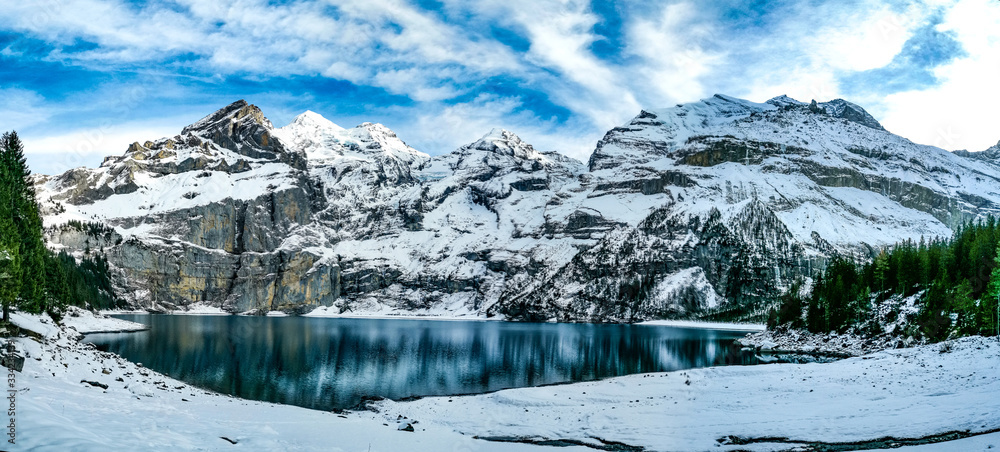 lake in mountains