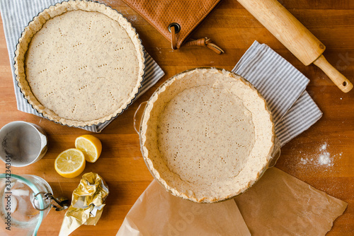Pie and tarts crust raw crust ready to bake for bakers