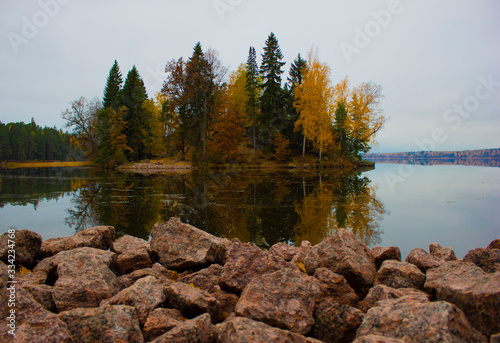 river in autumn
