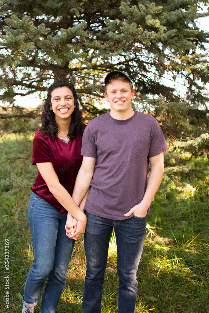 Couple in Fall Couple in Fall