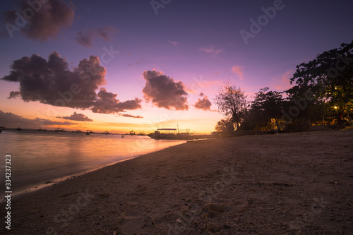 One of the wonderful sunsets that you can see in Malapascua   Philippines