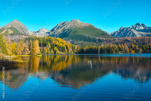 High Tatras mountains - national park and Strbske pleso (Strbske lake), Slovakia